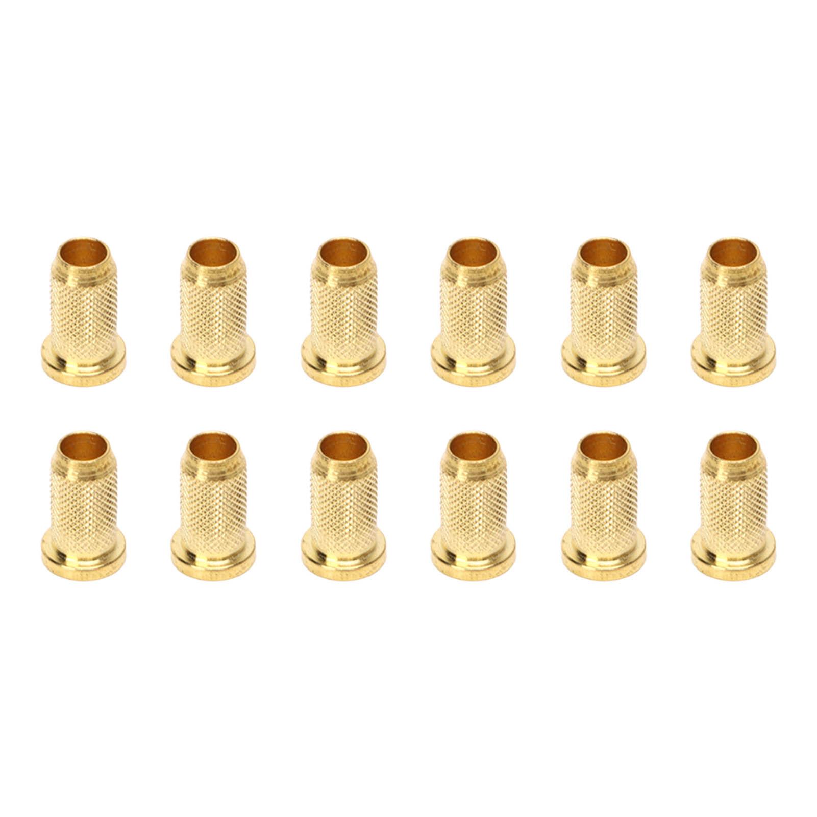 12PCS Guitar Bridge Body Through Ferrules Replacement Metal Electric Guitar String Bushings Gold серебряный
12PCS Guitar Bridge Body Through Ferrules Replacement Metal Electric Guitar String Bushings Gold серебряный