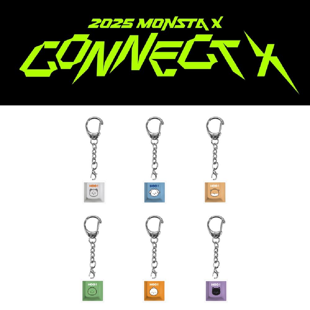 Предзаказ 2025 MONSTA X CONNECT X Официальный мерч MONMUNGCHI Брелок-колпачок для ключа BAETONGYI