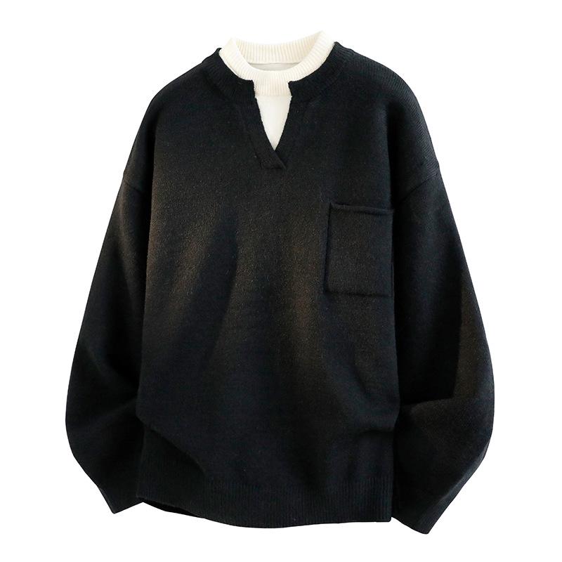 ACU Men s Winter Retro V-Neck Sweater - Color Block Knitwear Jacket 2XL чорний
ACU Men s Winter Retro V-Neck Sweater - Color Block Knitwear Jacket 2XL чорний
