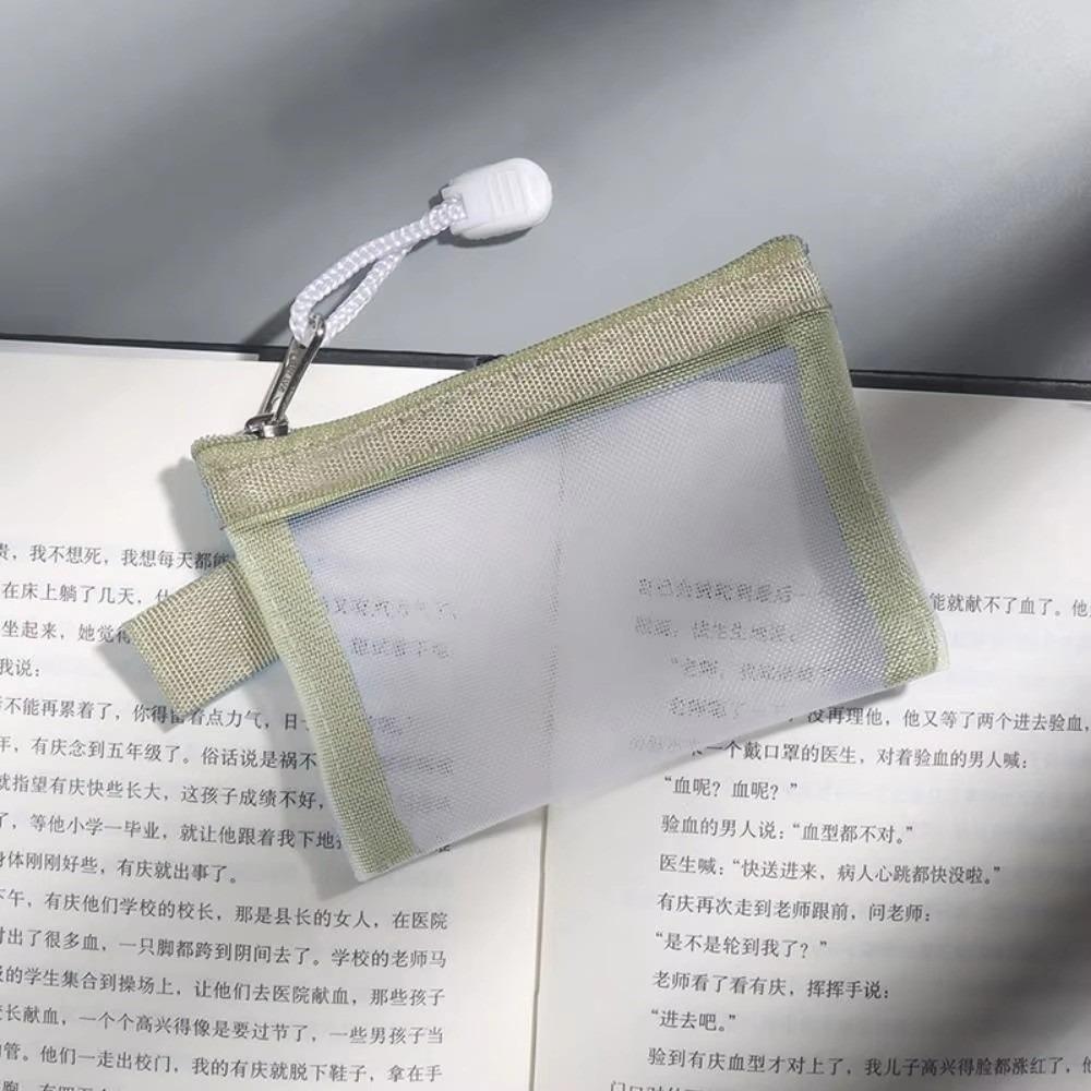 New Clear Mesh Zipper Bag Nylon Mesh Bag Cosmetic Bag Coin Card Bag Data Cable Storage Bag Change Storage Bag
New Clear Mesh Zipper Bag Nylon Mesh Bag Cosmetic Bag Coin Card Bag Data Cable Storage Bag Change Storage Bag