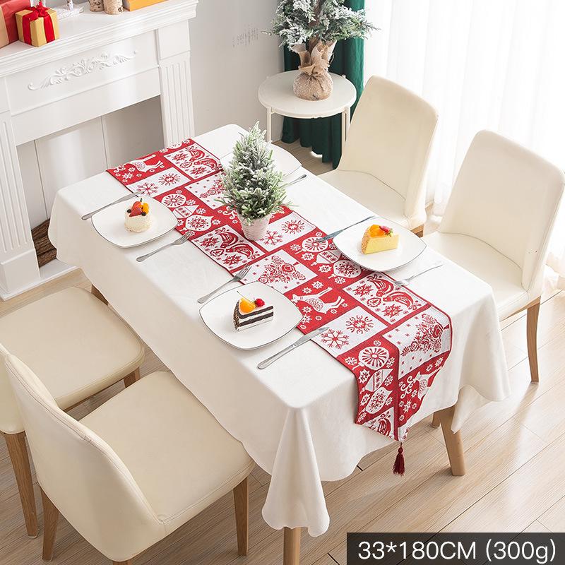 33*180cm Christmas Table Dinner Decoration Table Flags Party Linen Print Tablecloths Festive Atmosphere Venue Layout Restaurant 1pc
33*180cm Christmas Table Dinner Decoration Table Flags Party Linen Print Tablecloths Festive Atmosphere Venue Layout Restaurant 1pc