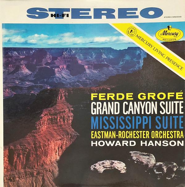 LP Record FERDE GROFÉ - EASTMAN-ROCHESTER ORC - Grand Canyon Suite / Mississippi Su SR90049 Mercury, Mercur US Classical Used
LP Record FERDE GROFÉ - EASTMAN-ROCHESTER ORC - Grand Canyon Suite / Mississippi Su SR90049 Mercury, Mercur US Classical Used