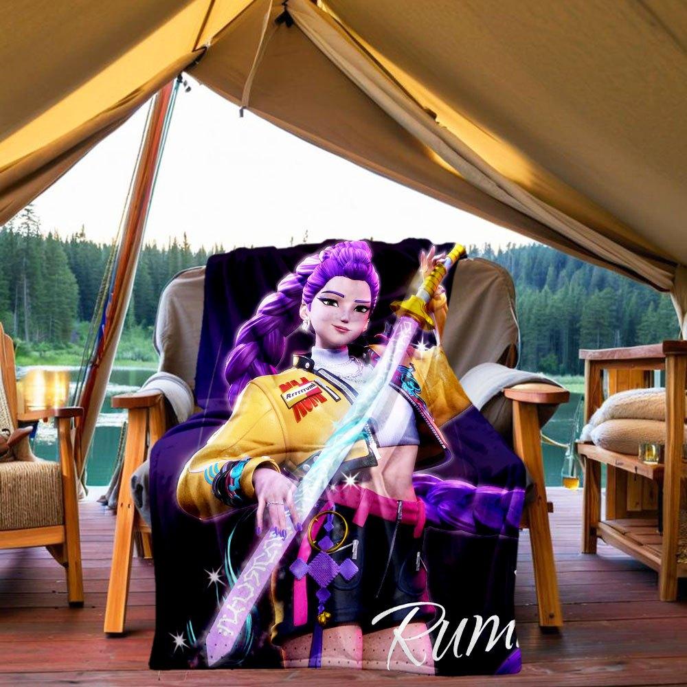 Rumi s Lightning Sword: The Ultimate Collectible Toy for Gamers! Blanket Lightweight Flannel Throw Blanket for Sofa, Bed, Travel, Camping, 130x150cm
Rumi s Lightning Sword: The Ultimate Collectible Toy for Gamers! Blanket Lightweight Flannel Throw Blanket for Sofa, Bed, Travel, Camping, 130x150cm