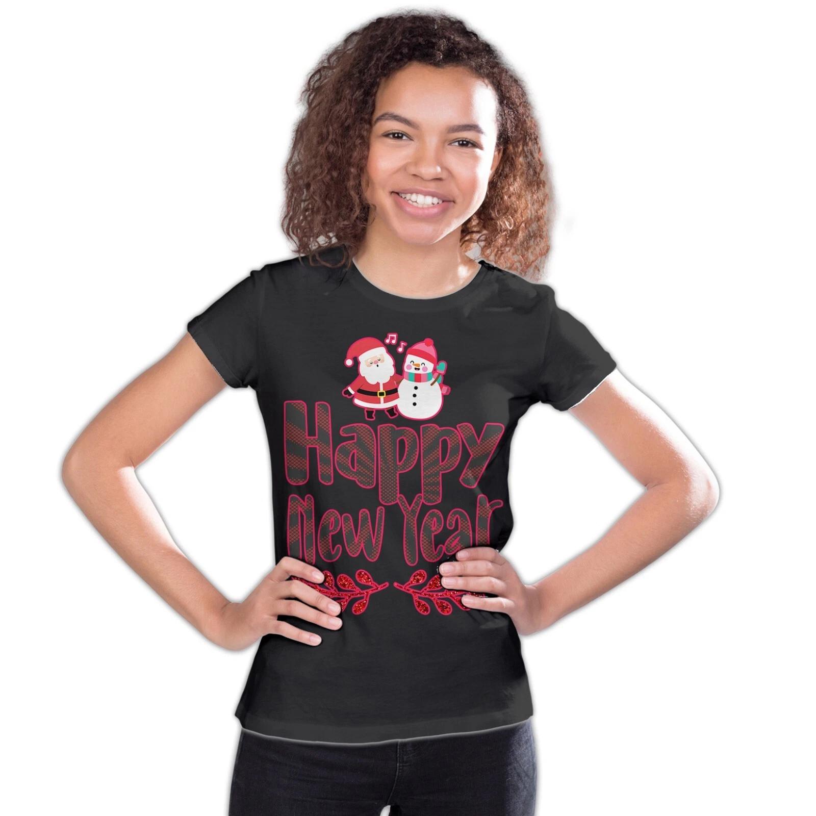 NYE Happy New Year Santa Sparkle Snowman Bling Cute Family Youth T-Shirt 12-14 100
NYE Happy New Year Santa Sparkle Snowman Bling Cute Family Youth T-Shirt 12-14 100