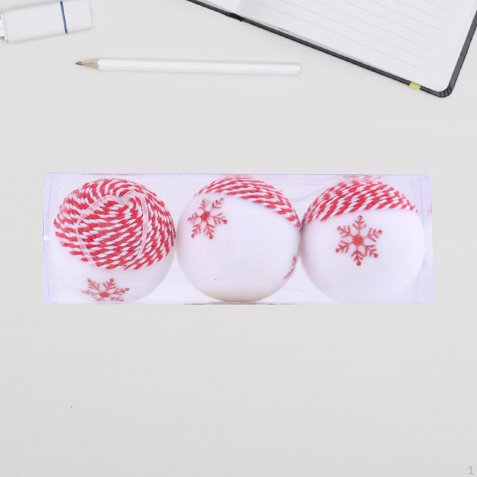 3 Pieces Christmas Balls Decorations Xmas Hanging Decorative Baubles Pendants Ornaments for Party
3 Pieces Christmas Balls Decorations Xmas Hanging Decorative Baubles Pendants Ornaments for Party