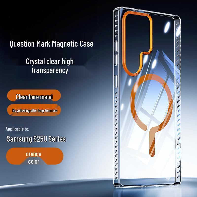 Samsung 25A High Transparency Clear Phone Case with Question Mark Design & Magnetic Yellowing-Resistant Protection Samsung Galaxy S25 Ultra
Samsung 25A High Transparency Clear Phone Case with Question Mark Design & Magnetic Yellowing-Resistant Protection Samsung Galaxy S25 Ultra