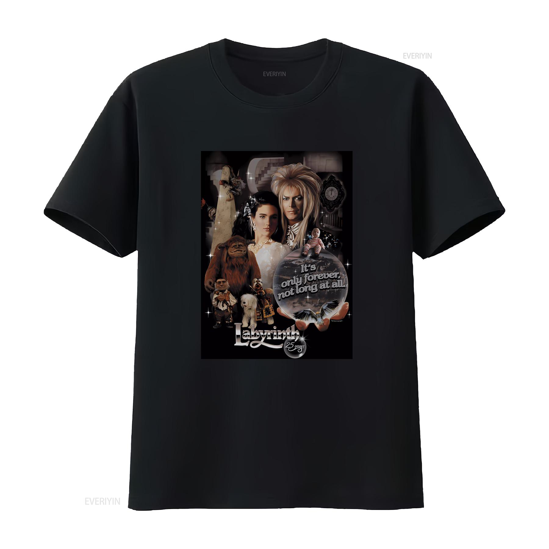 Labyrinth 25 Years Anniversary Its Only Forever Not Long At All Movie Print T Shirt vintage Washed Slightly homme 4XL
Labyrinth 25 Years Anniversary Its Only Forever Not Long At All Movie Print T Shirt vintage Washed Slightly homme 4XL