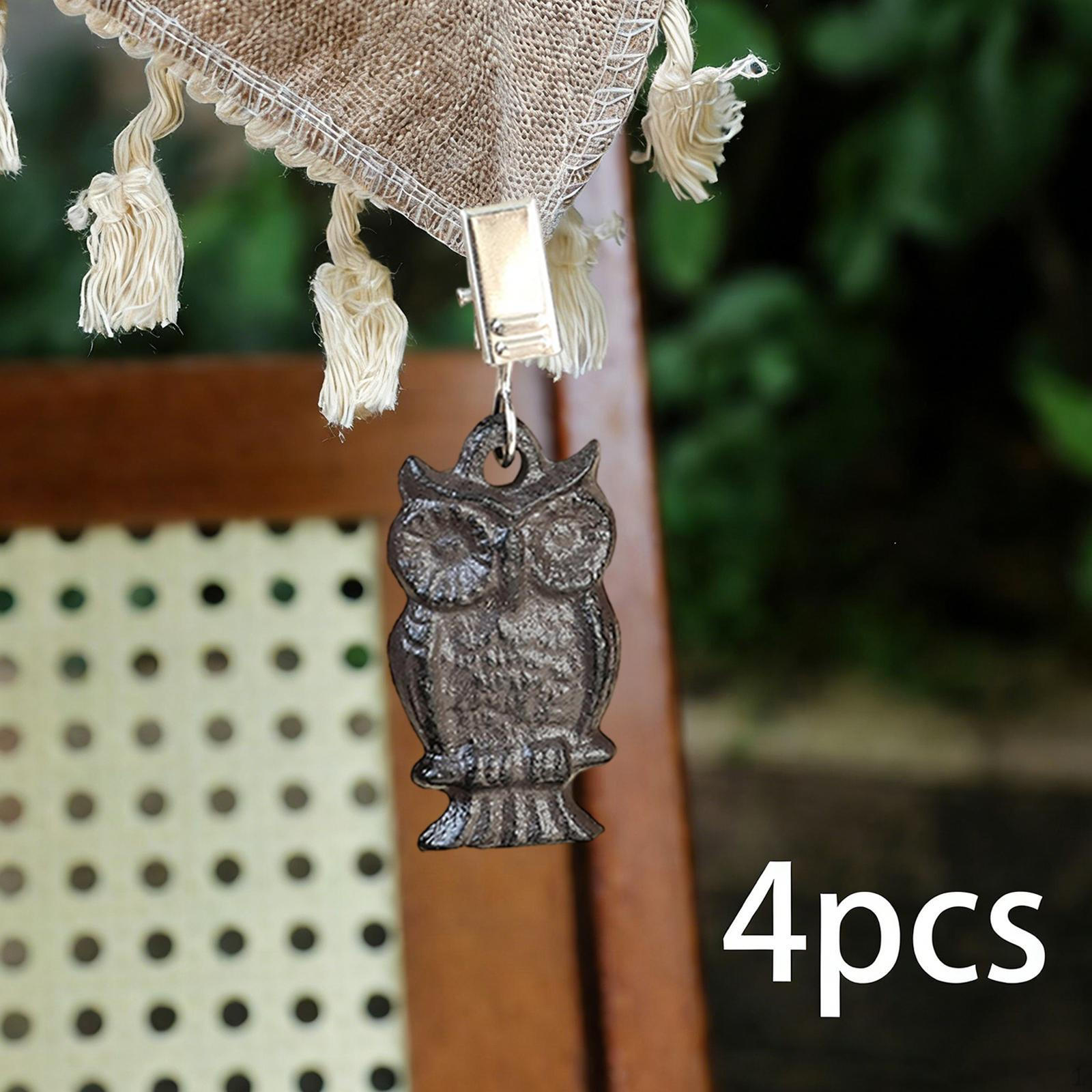 4Pcs Owl Tablecloth Weights Clips on Multifunctional Premium Iron Table Covers
4Pcs Owl Tablecloth Weights Clips on Multifunctional Premium Iron Table Covers
