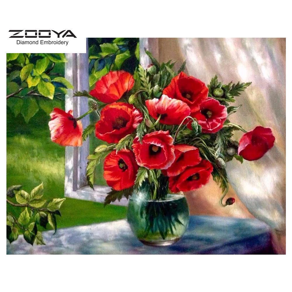 ZOOYA 3D Алмазная вышивка Картина Вышивка крестом Круглый горный хрусталь Картина Цветы
ZOOYA 3D Алмазная вышивка Картина Вышивка крестом Круглый горный хрусталь Картина Цветы