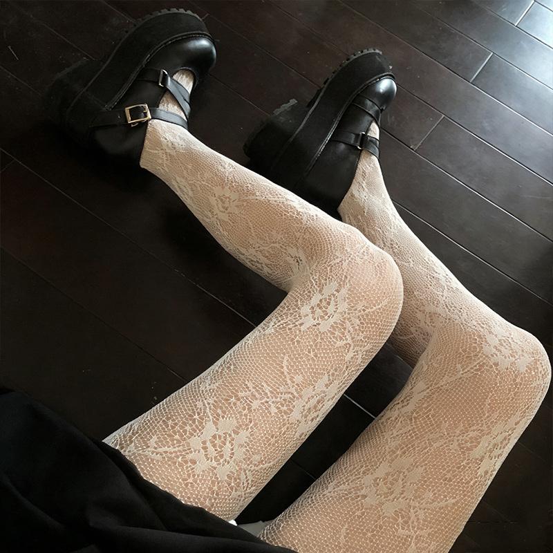 1 Piece Women S One Size French Retro Rose Pattern Lace Jacquard Fishnet Stockings Ripped Trendy Socks Fashion Sexy Elegant Y2K L
1 Piece Women S One Size French Retro Rose Pattern Lace Jacquard Fishnet Stockings Ripped Trendy Socks Fashion Sexy Elegant Y2K L