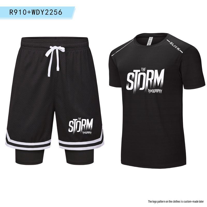 WDY2256 Quick Dry Striped Sports T-Shirt - Short Sleeve Crew Neck, Breathable Ice Silk for Fitness & Running. L
WDY2256 Quick Dry Striped Sports T-Shirt - Short Sleeve Crew Neck, Breathable Ice Silk for Fitness & Running. L
