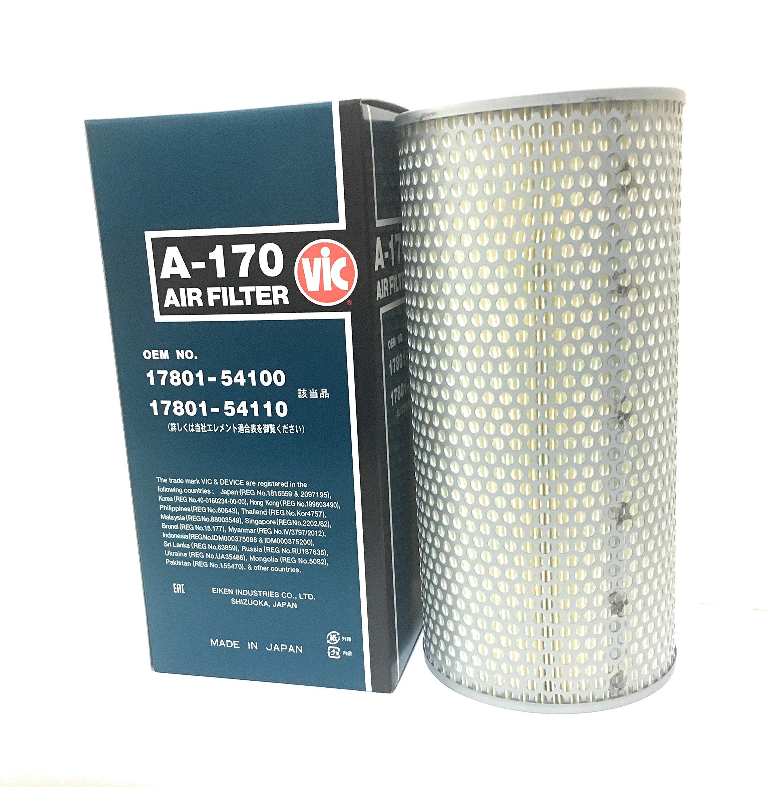 Compatible with Toyota Hiace 100 series and 200 series Hiace 2TR models up to August Air cleaner part number made in Japan with VIC filter (RZH182K,
Compatible with Toyota Hiace 100 series and 200 series Hiace 2TR models up to August Air cleaner part number made in Japan with VIC filter (RZH182K,