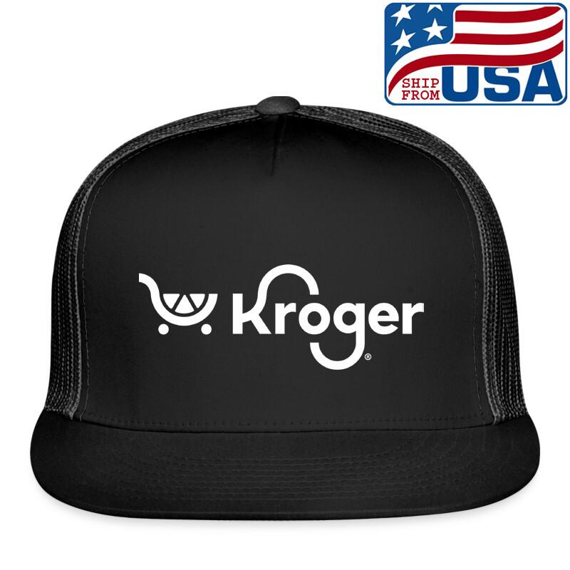 Kroger Store Usa Adjustable Black Trucker Hat Size Adult Unisex T-Shirt L
Kroger Store Usa Adjustable Black Trucker Hat Size Adult Unisex T-Shirt L