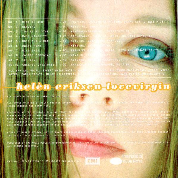 CD HELN ERIKSEN - Lovevirgin 0724349696822 EMI Music Norwa 1998 Norway Dance & Electronica Used
CD HELN ERIKSEN - Lovevirgin 0724349696822 EMI Music Norwa 1998 Norway Dance & Electronica Used