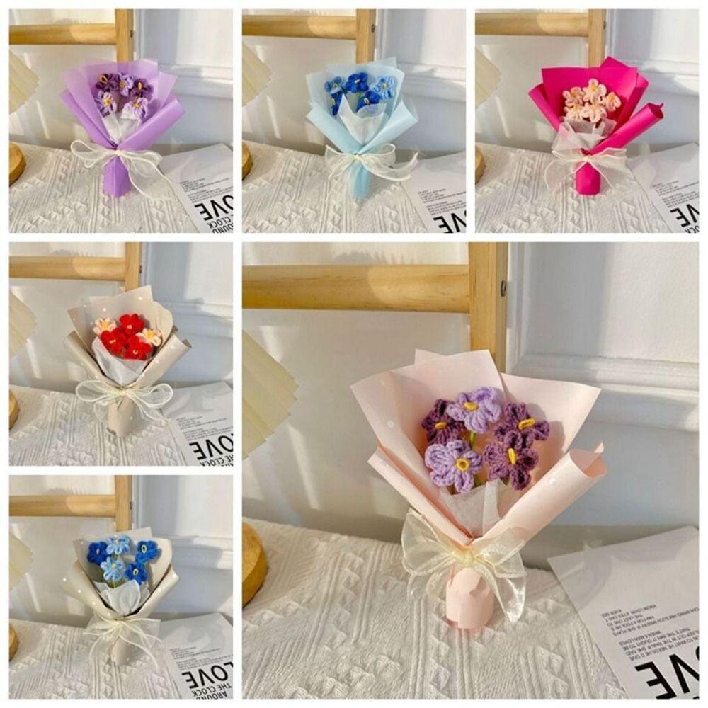 Корейская версия Puff Flower Подарок на день рождения Цветы ручной работы Прекрасный вязаный цветок
Корейская версия Puff Flower Подарок на день рождения Цветы ручной работы Прекрасный вязаный цветок