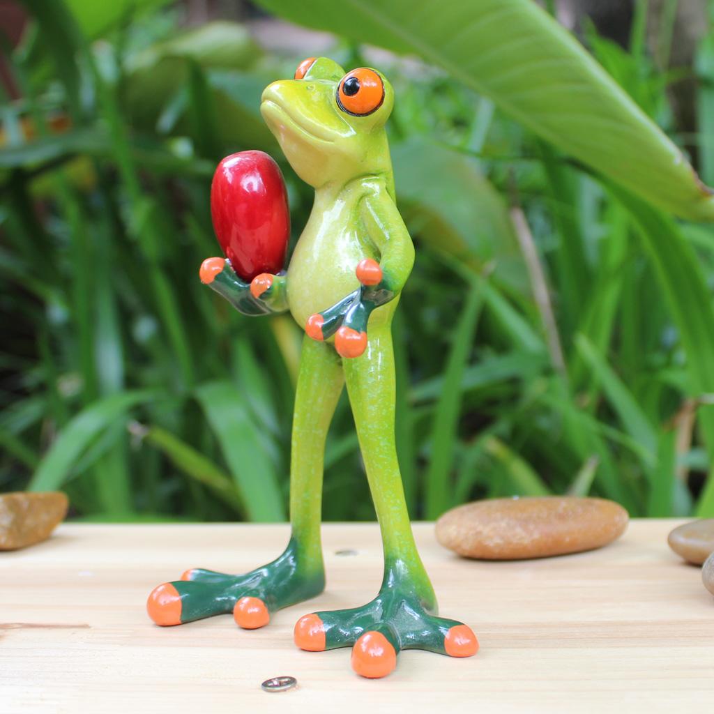 Resin 3D Craft Frog Figurine Office Desktop Decoration Collectible Ornament
Resin 3D Craft Frog Figurine Office Desktop Decoration Collectible Ornament