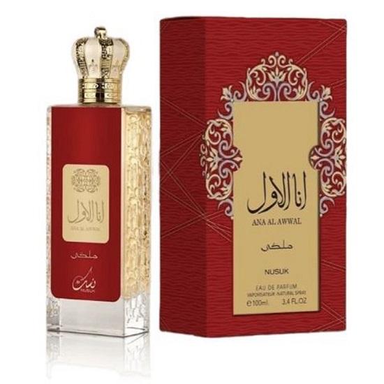 @Nusuk Ana Al Awwal Malaki (Red) Eau De Parfum For Unisex 100ml
@Nusuk Ana Al Awwal Malaki (Red) Eau De Parfum For Unisex 100ml