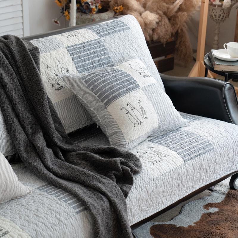 Handmade Patchwork Nordic Cotton Sofa Cushion Fabric Non-Slip Seat Cushion Simple Cartoon Universal Combination Leather Sofa Towel 70*70cm
Handmade Patchwork Nordic Cotton Sofa Cushion Fabric Non-Slip Seat Cushion Simple Cartoon Universal Combination Leather Sofa Towel 70*70cm