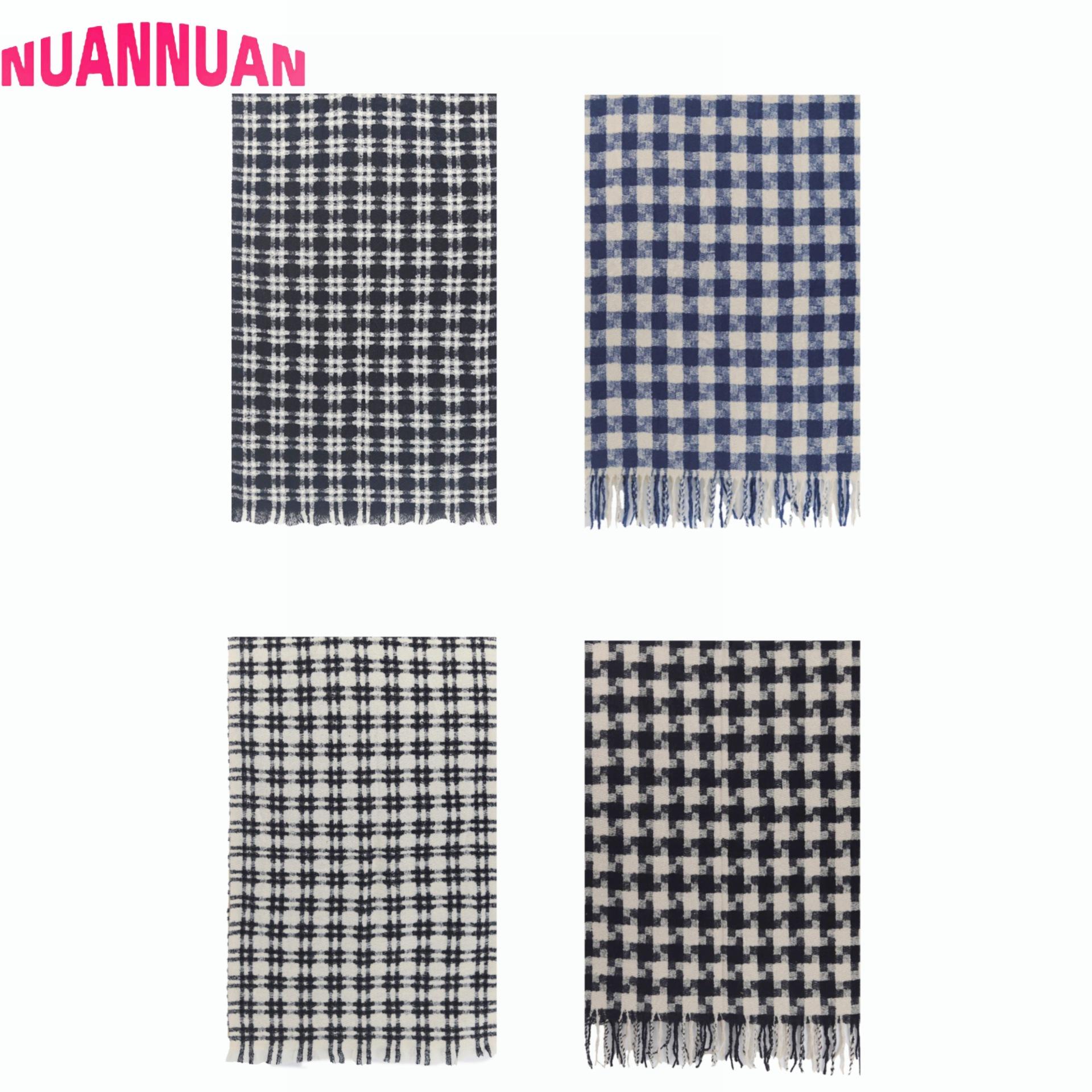 Plaid scarf women s autumn and winter retro high-end sense thickened warm scarf fringed versatile shawl 190*60 220g
Plaid scarf women s autumn and winter retro high-end sense thickened warm scarf fringed versatile shawl 190*60 220g