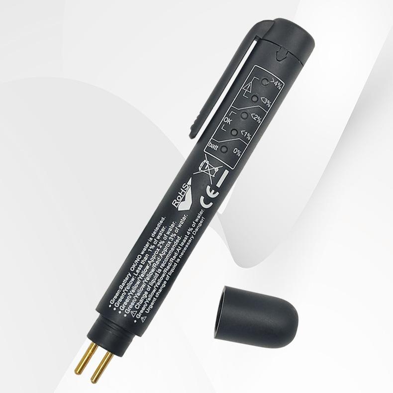 Brake Fluid Liquid Tester Pen with 5 LED Indicators, Calibrated for DOT3/4/5.1 Brake Fluid
Brake Fluid Liquid Tester Pen with 5 LED Indicators, Calibrated for DOT3/4/5.1 Brake Fluid