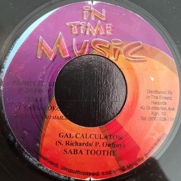 7inch Record ELEPHANT MAN / SABA TOOTH - Scladie / Gal Calculator NONE In Time Music Jamaica Reggae, Ska & Dub Used
7inch Record ELEPHANT MAN / SABA TOOTH - Scladie / Gal Calculator NONE In Time Music Jamaica Reggae, Ska & Dub Used