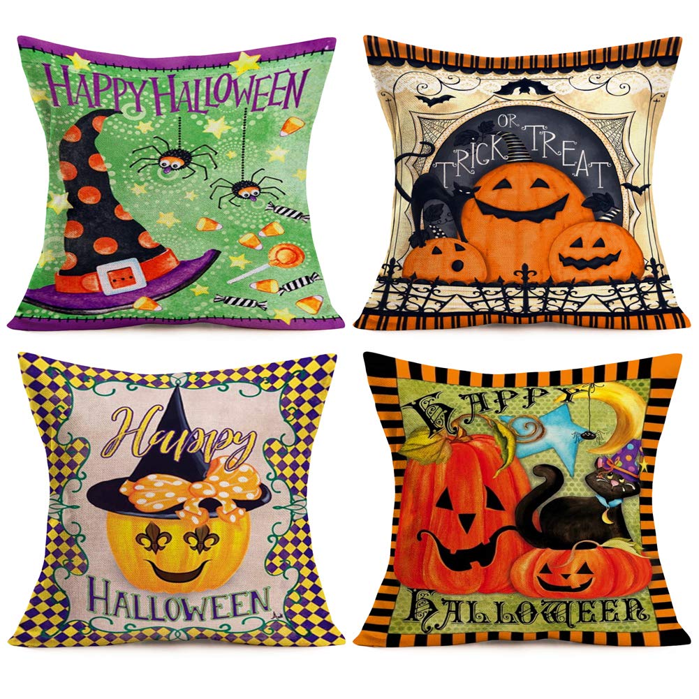 Halloween pumpkin print linen pillowcase, living room sofa cushion cover, home decoration fall pillow cover 40x40 40x40cm
Halloween pumpkin print linen pillowcase, living room sofa cushion cover, home decoration fall pillow cover 40x40 40x40cm