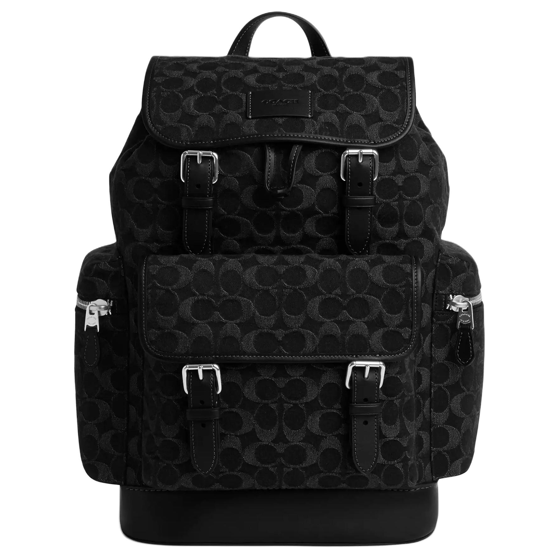 Coach Sprint 28 Classic Monogram Pattern Signature Denim Backpack Large Men Backpacks Black CAJ57-SVBK Basic Set (Bag+Dust Bag)
Coach Sprint 28 Classic Monogram Pattern Signature Denim Backpack Large Men Backpacks Black CAJ57-SVBK Basic Set (Bag+Dust Bag)