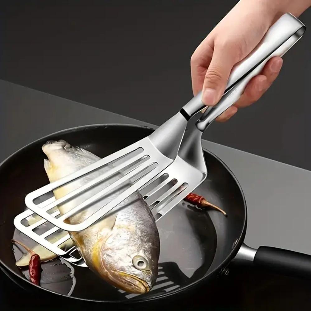 Creative Frying Fish Spatula Multi-functional Food Flipping Spatula Food Clip BBQ Tongs Cooking
Creative Frying Fish Spatula Multi-functional Food Flipping Spatula Food Clip BBQ Tongs Cooking