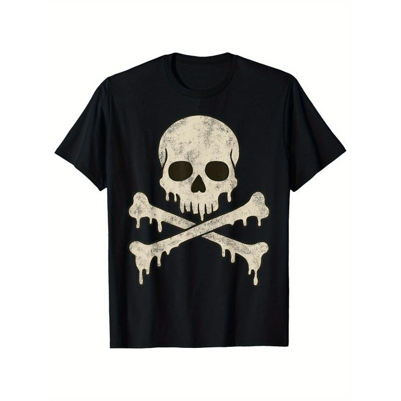 European sizes Men s TShirt Featuring a Pirate Skull And Crossbones Graphic Jolly Roger Design with a Dripping Wax Effect Black with White Print 2XL чёрный
European sizes Men s TShirt Featuring a Pirate Skull And Crossbones Graphic Jolly Roger Design with a Dripping Wax Effect Black with White Print 2XL чёрный