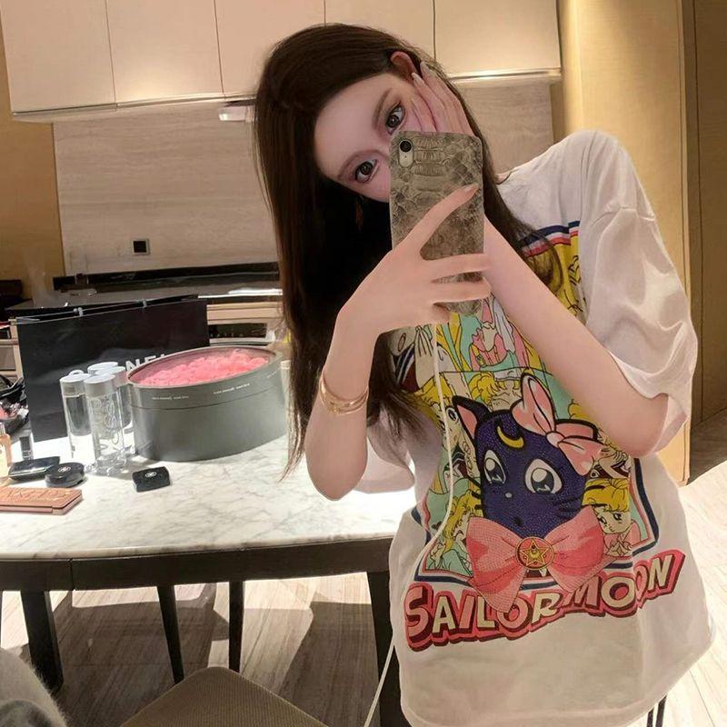 Retro Sailor Moon Short Sleeve Bottoms Disappear T-Shirt White S
Retro Sailor Moon Short Sleeve Bottoms Disappear T-Shirt White S