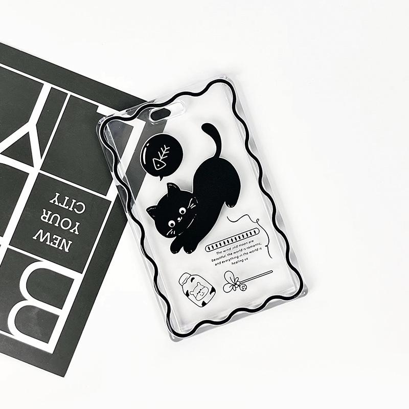 Cute Black Cat Transparent Kpop Photo Card Holder Anti-lost Keychain Protective Card Case Student Campus Card Protective Sleeves
Cute Black Cat Transparent Kpop Photo Card Holder Anti-lost Keychain Protective Card Case Student Campus Card Protective Sleeves