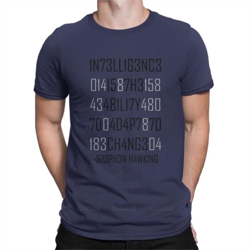 Adapt or Die Encoded Men TShirt Stephen Hawking O Neck Short Sleeve Cotton T Shirt Humor Top Quality Birthday Gifts 4XL
Adapt or Die Encoded Men TShirt Stephen Hawking O Neck Short Sleeve Cotton T Shirt Humor Top Quality Birthday Gifts 4XL