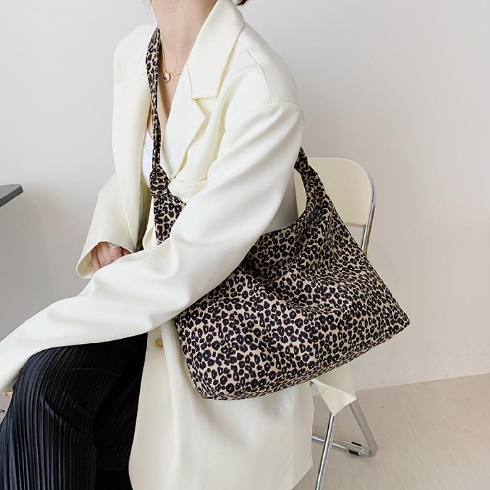 Cloth Canvas Bag Messenger Bag Women s Handbag Sweet Leopard Print Shoulder Bag Shopping білий 
Cloth Canvas Bag Messenger Bag Women s Handbag Sweet Leopard Print Shoulder Bag Shopping білий