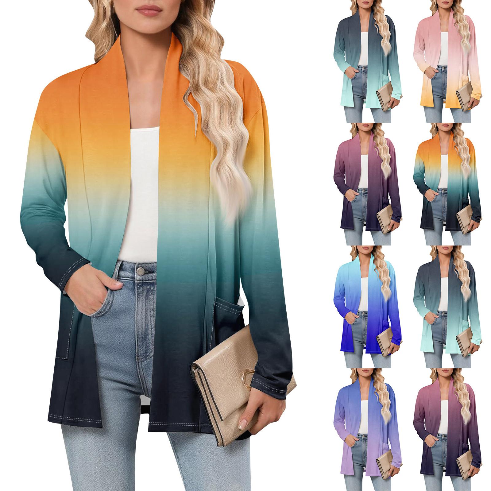 Women s Long Sleeve Cardigan V Neck Fashion Printed Shirt Lightweight Casual Loose Thin Cardigans With Pockets L синій
Women s Long Sleeve Cardigan V Neck Fashion Printed Shirt Lightweight Casual Loose Thin Cardigans With Pockets L синій