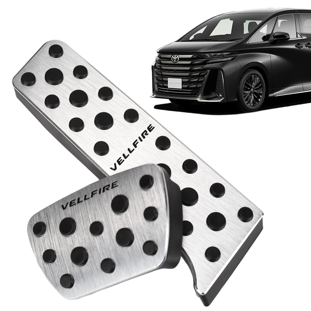 XIKER Toyota New Vellfire 40 Series Exclusive Aluminum Pedal Easy to No Brake Drilling Genuine Replacement Accelerator Interior Parts Set of 2 Cover,
XIKER Toyota New Vellfire 40 Series Exclusive Aluminum Pedal Easy to No Brake Drilling Genuine Replacement Accelerator Interior Parts Set of 2 Cover,