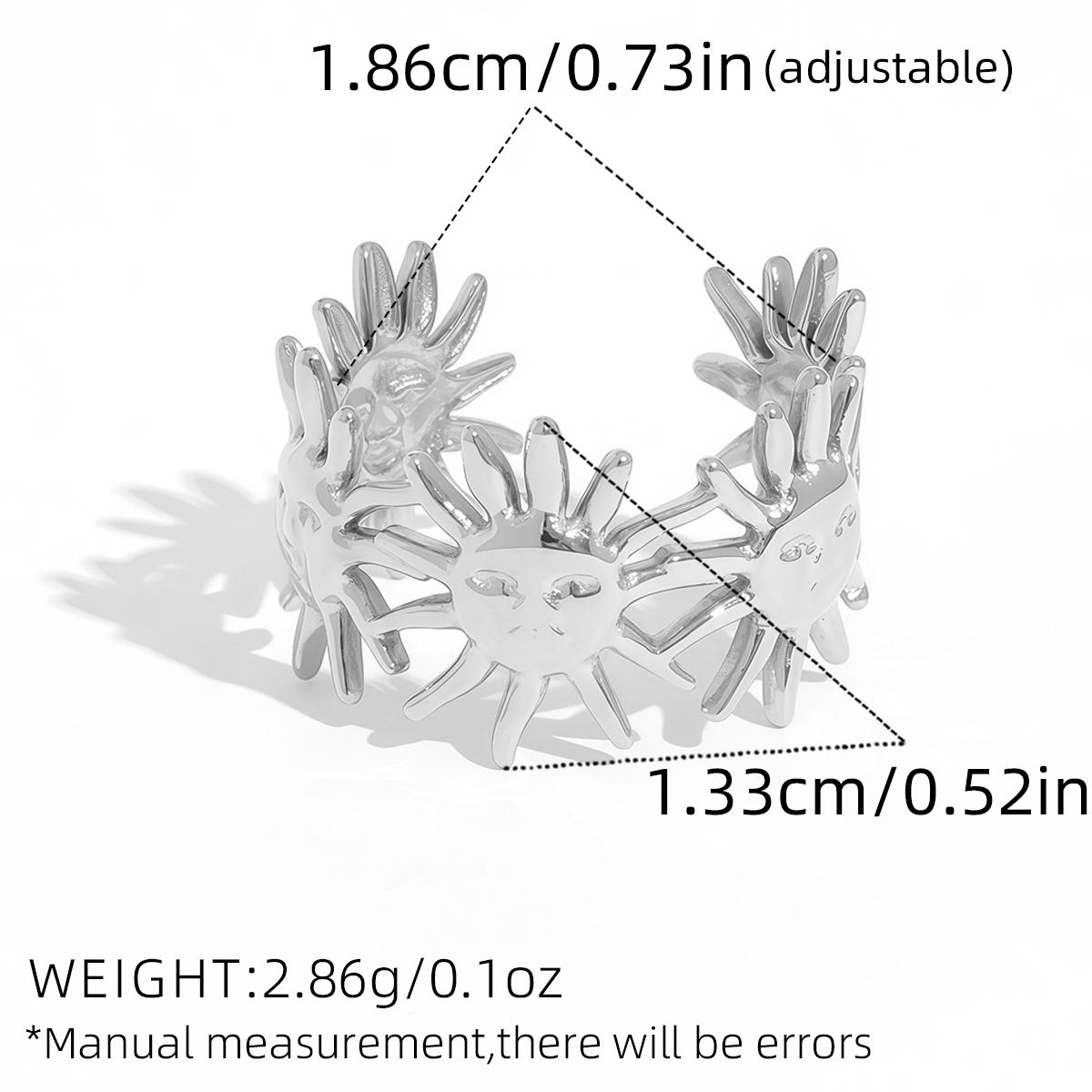 Minimalist Sun Design Stainless Steel Rings For Women 18K Gold Plated Waterproof High Quality Women s Zircon Gift for Her resizable
Minimalist Sun Design Stainless Steel Rings For Women 18K Gold Plated Waterproof High Quality Women s Zircon Gift for Her resizable