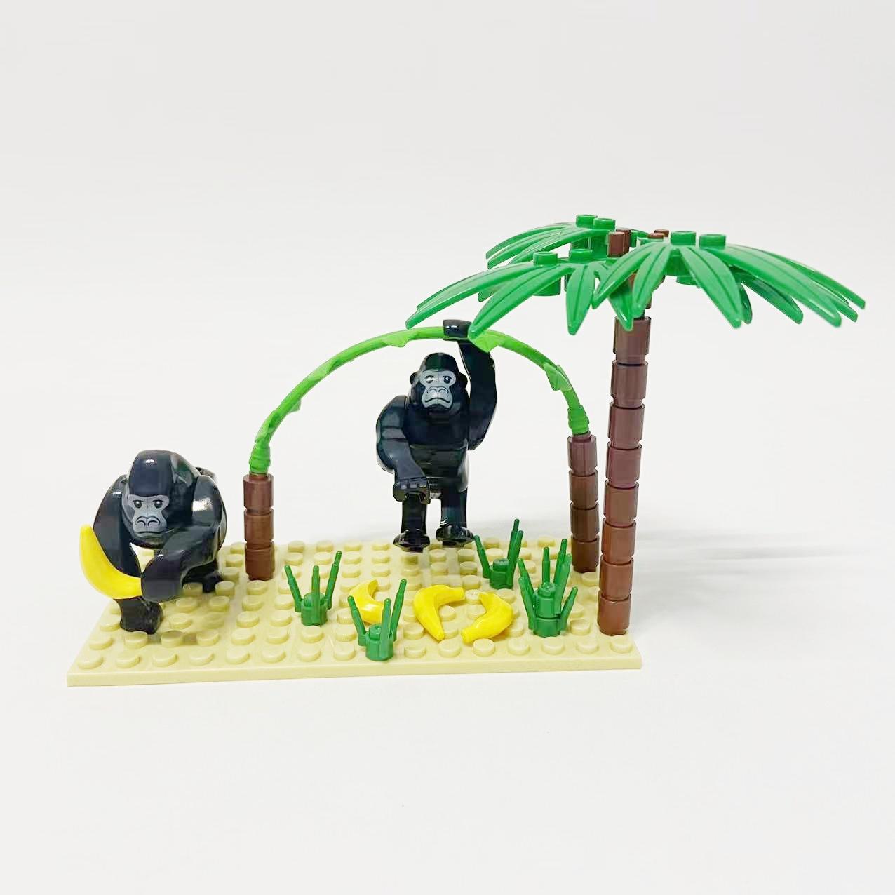 Chimpanzees Building Block Set DIY Assembly Toys Playsets MOC Toy Tree Bananas Accessories Building Construction Toys Playsets
Chimpanzees Building Block Set DIY Assembly Toys Playsets MOC Toy Tree Bananas Accessories Building Construction Toys Playsets