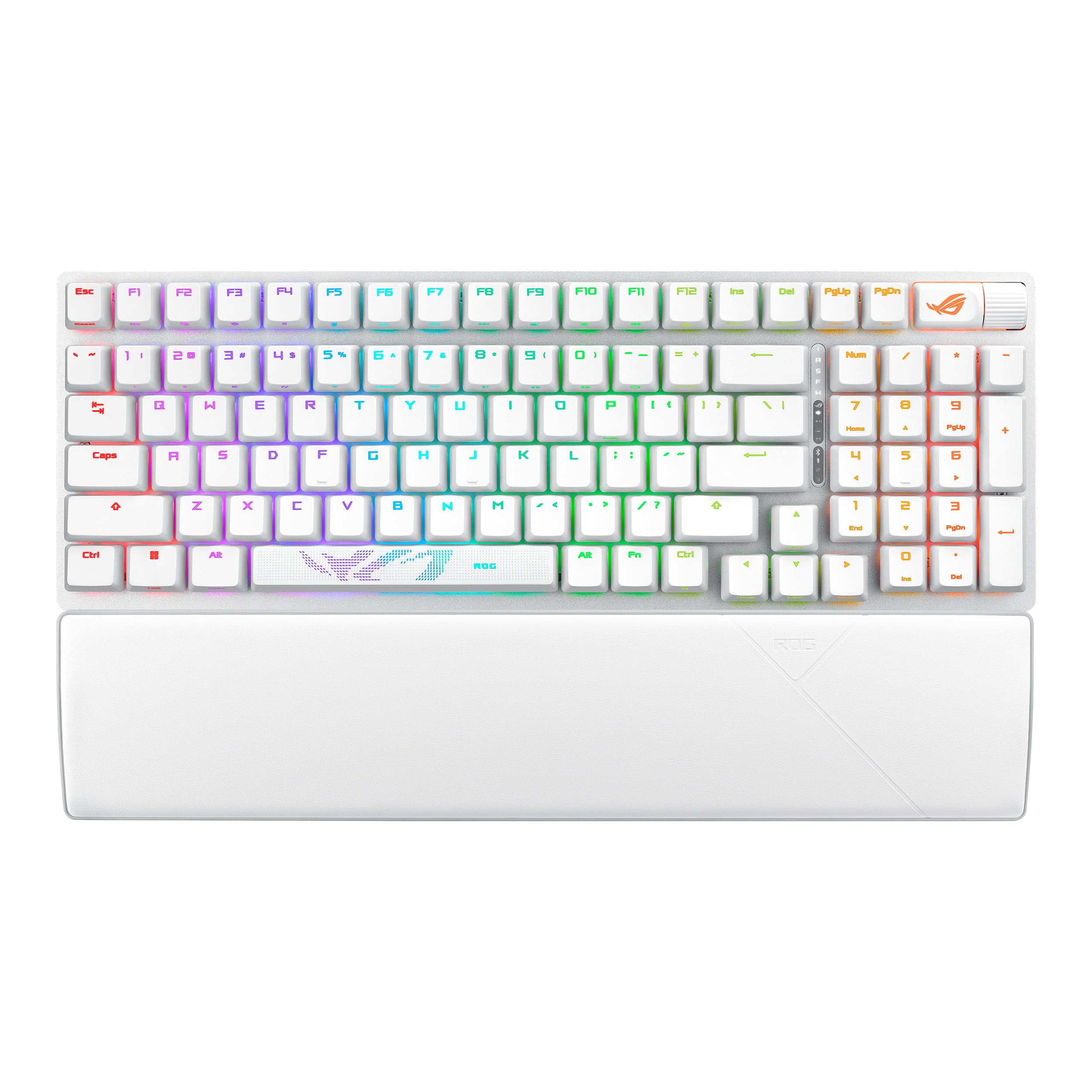 ASUS Gaming Keyboard ROG Strix Scope II 96 Бездротова силіконова кутова наручна біла/Bluetooth/Дротова/2,4 ГГц/розкладка 96%/Компактна/Гаряча заміна
ASUS Gaming Keyboard ROG Strix Scope II 96 Бездротова силіконова кутова наручна біла/Bluetooth/Дротова/2,4 ГГц/розкладка 96%/Компактна/Гаряча заміна