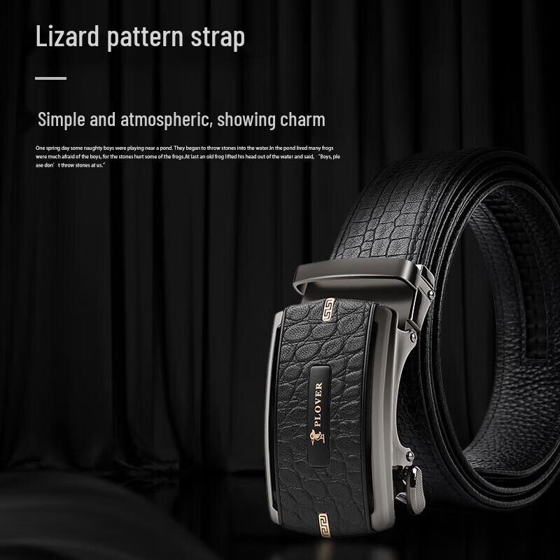 Plover Men s Lizard Texture Leather Belt M
Plover Men s Lizard Texture Leather Belt M