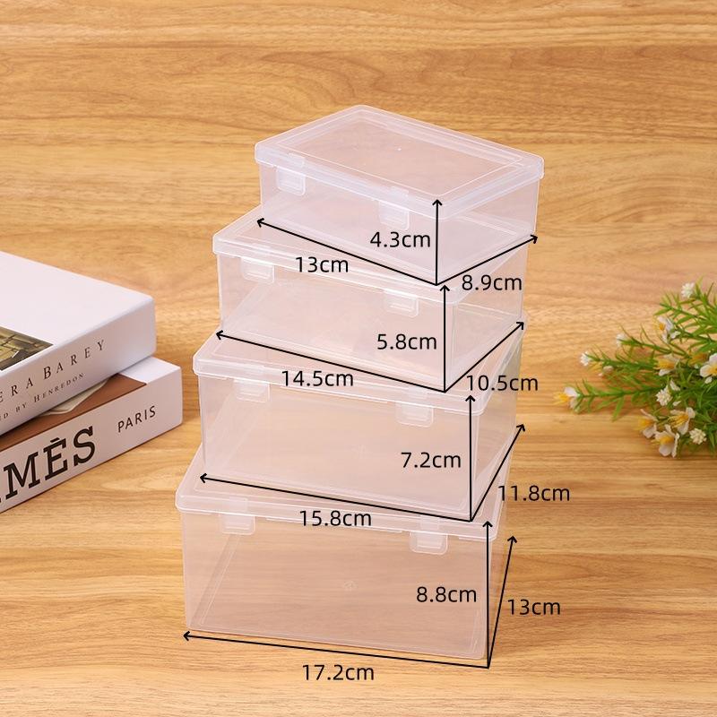 1PC Transparent PP Dual Fastened Transparent Display Box Jewelry Jewelry Container Jewelry Box Art DIY Parts Tool Storage Box Small size
1PC Transparent PP Dual Fastened Transparent Display Box Jewelry Jewelry Container Jewelry Box Art DIY Parts Tool Storage Box Small size