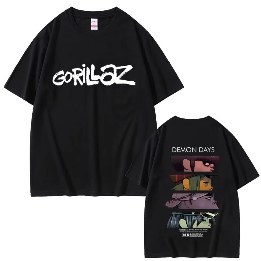 Rock Band Gorillaz Demon Days Eyes Print T-shirts Men Women Hip Hop Fashion Oversized Streetwear Male Casual Soft Cotton T Shirt S
Rock Band Gorillaz Demon Days Eyes Print T-shirts Men Women Hip Hop Fashion Oversized Streetwear Male Casual Soft Cotton T Shirt S