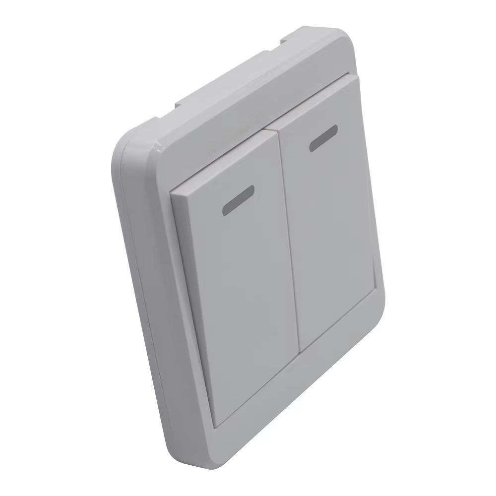 Zigbee SMG-252 Smart Home Suitable Universal Wireless Remote Control Wall Panel RF Transmitter Work With EWelink Tuya 433MHz
Zigbee SMG-252 Smart Home Suitable Universal Wireless Remote Control Wall Panel RF Transmitter Work With EWelink Tuya 433MHz