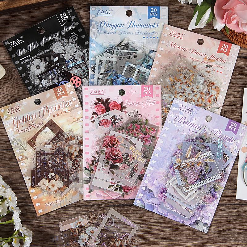 Yuezhen Floral Лазерные Серебряные Ретро Наклейки для Журнала - Водонепроницаемый ПЭТ Материал
Yuezhen Floral Лазерные Серебряные Ретро Наклейки для Журнала - Водонепроницаемый ПЭТ Материал