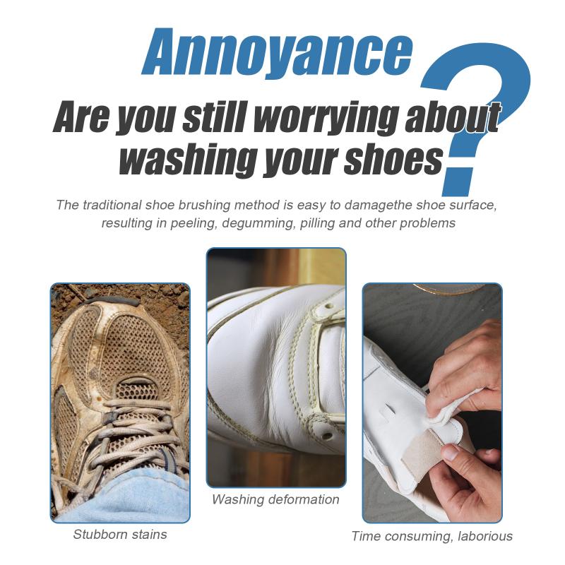 White Shoe Mousse 100ml With Sponge Gentle Safe Sneaker Cleaner Stain Removal Fast Clean White Shoe Brightener one size
White Shoe Mousse 100ml With Sponge Gentle Safe Sneaker Cleaner Stain Removal Fast Clean White Shoe Brightener one size