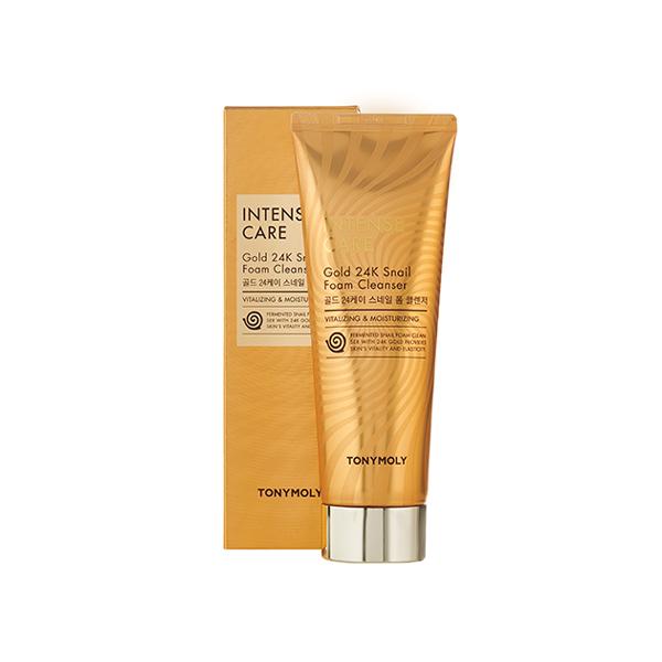 Пенка для умывания с муцином улитки и коллоидным золотом INTENSE CARE Gold 24K Snail Foam Cleanser TONY MOLY, 150 мл,
Пенка для умывания с муцином улитки и коллоидным золотом INTENSE CARE Gold 24K Snail Foam Cleanser TONY MOLY, 150 мл,
