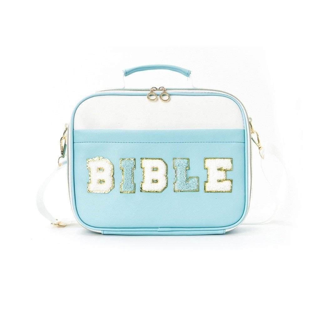 Portable Bible Cover Case Dustproof Large-capacity Bible Carrying Bags with Shoulder Strap Multilayer Book Storage Bag Women синій
Portable Bible Cover Case Dustproof Large-capacity Bible Carrying Bags with Shoulder Strap Multilayer Book Storage Bag Women синій