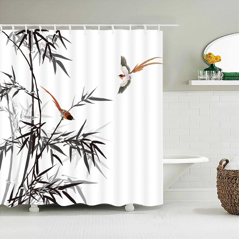 Shower Curtain Ink Painting Plant Flower landscape 3D Printing Bathroom Curtain Polyester Waterproof Home Decor Curtain 180x180 W90xH180cm
Shower Curtain Ink Painting Plant Flower landscape 3D Printing Bathroom Curtain Polyester Waterproof Home Decor Curtain 180x180 W90xH180cm
