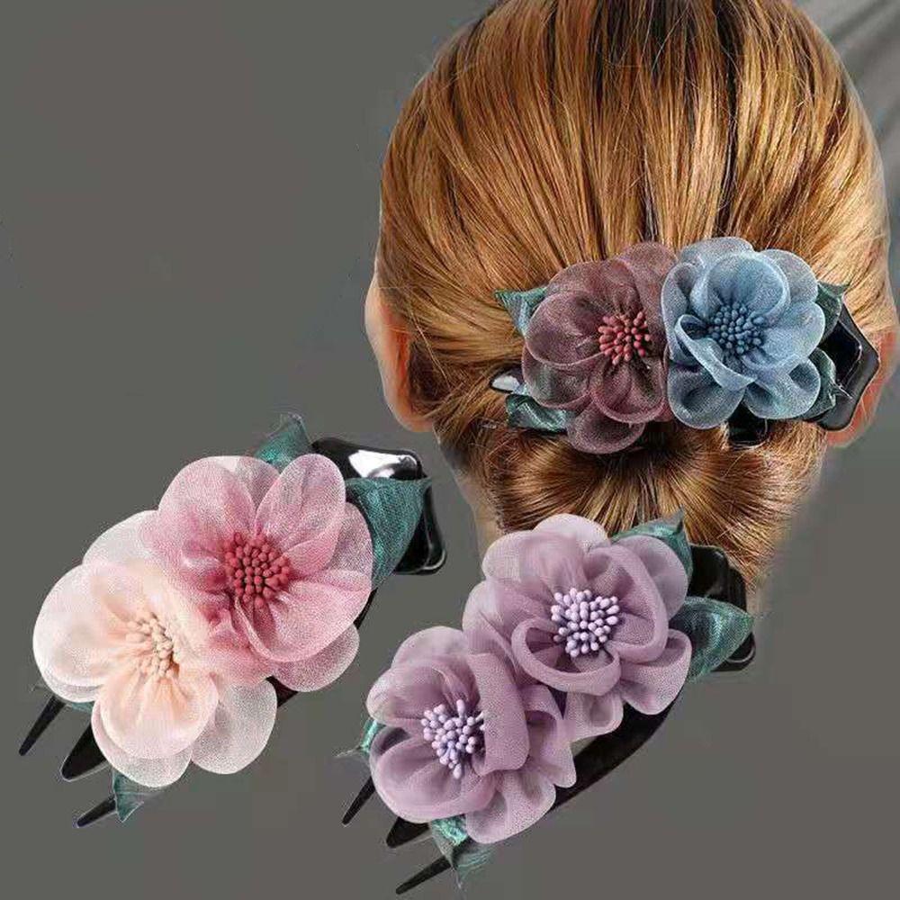 For Female For Girls Acrylic Hair Accessories Flower Hair Claw Ponytail Holder Flower Duckbill Clip
For Female For Girls Acrylic Hair Accessories Flower Hair Claw Ponytail Holder Flower Duckbill Clip