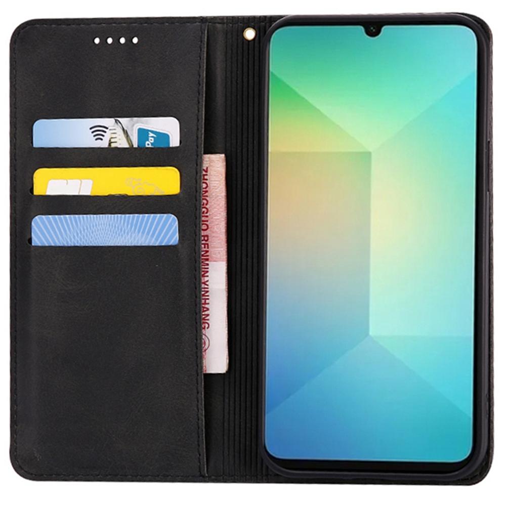 For Samsung Galaxy A06 4G/5G Case Wallet Calf Texture Leather Phone Cover with Hidden Magnetic Closure Blue
For Samsung Galaxy A06 4G/5G Case Wallet Calf Texture Leather Phone Cover with Hidden Magnetic Closure Blue