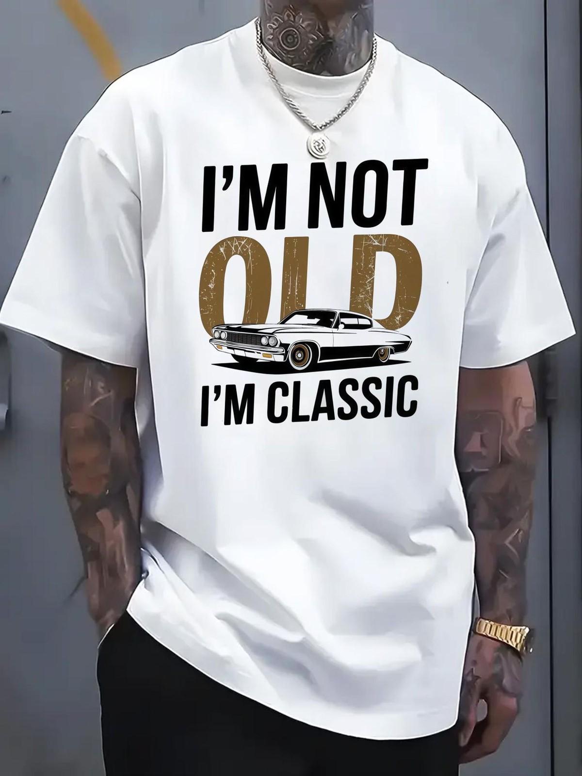 I m Not Old I m Classic T-Shirt - Vintage Car Graphic Tee with Black and Gold 5XL різнокольоровий
I m Not Old I m Classic T-Shirt - Vintage Car Graphic Tee with Black and Gold 5XL різнокольоровий